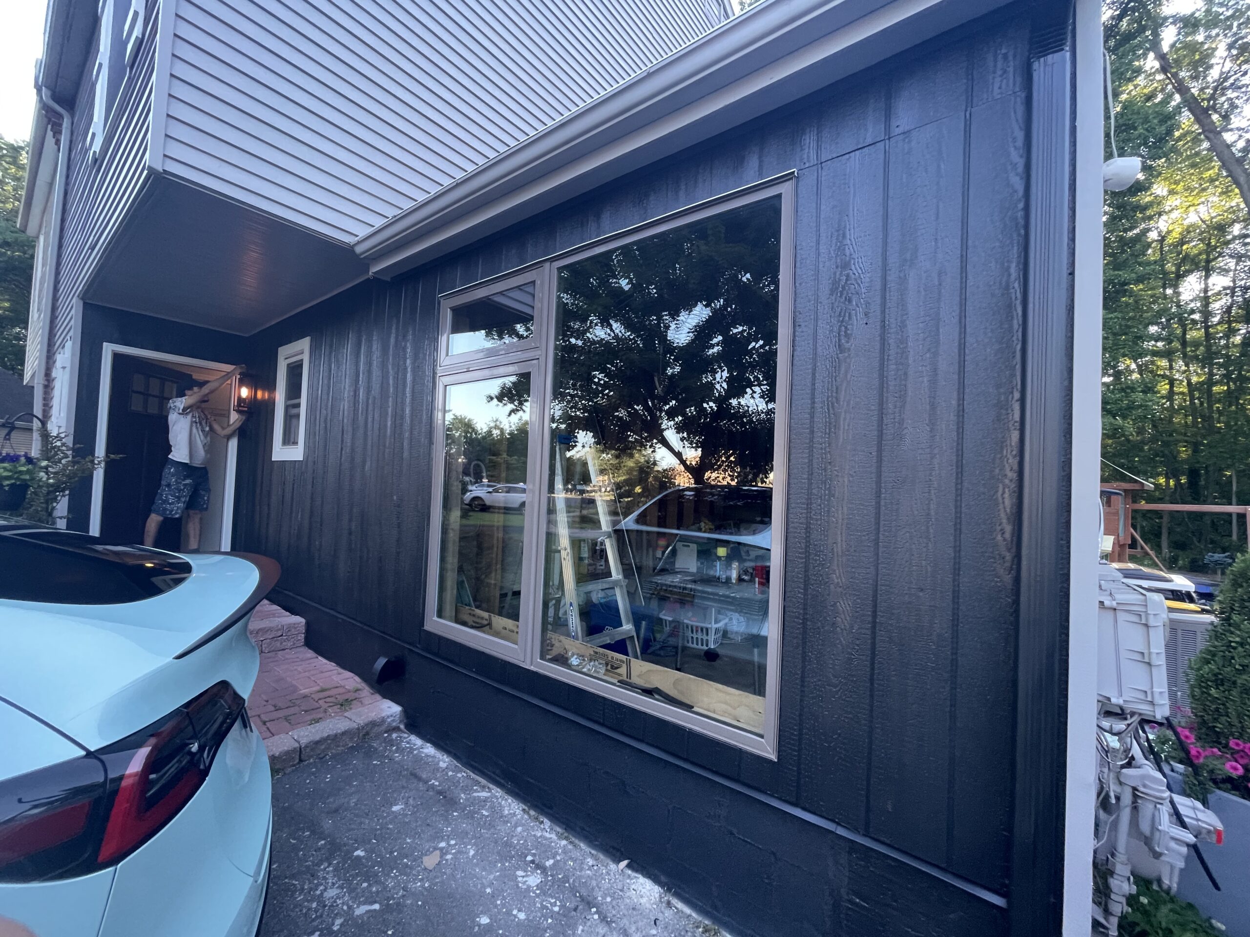 Garage Window Installation and Wall Construction in Langhorne