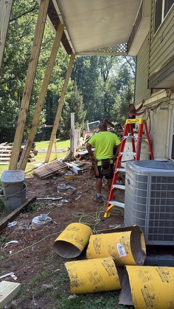 Deck Demolition and Framing in Feasterville-Trevose, PA — framing