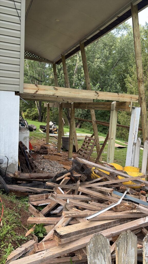 Deck Demolition and Framing in Feasterville-Trevose, PA — bucks county (photo 10)